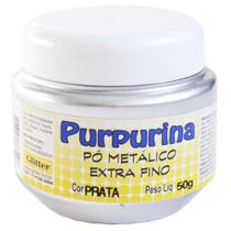 Purpurina Prata 50gr Glitter