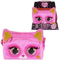 Purse Pets Bolsa Interativa Metálica Magia Frenchie Rosa