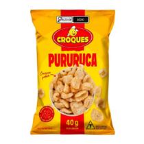 Pururuca Croques Pele Suína Frita Sabor Tradicional 40g Pururuca Croques Pele Suína Frita Sabor Tradicional 40g