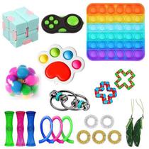 Push Bubble Fidget Sensory Toy Autism Necessidades Especiais