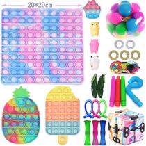 Push Bubble Fidget Sensory Toy Autism Necessidades Especiais