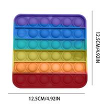 Push Bubble Fidget Sensory Toy Autismo Necessidades especiais Brinquedo para aliviar