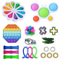 Push Bubble Fidget Sensory Toy Autismo Necessidades Especiais Stress Reli