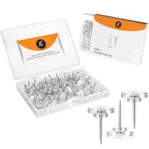 Push Pins Luxurecourt Clear, pacote de 150 para quadro de avisos Push Pins Luxurecourt Clear, pacote de 150 para quadro de avisos