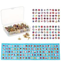 Push Pins National Flag Thumb Tacks Country Map Push Pins Fo