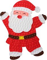 Push pop Bubble Sensory Fidget Toy, Squeeze Sensory Toy, Silicone Stress Reliever Toy para crianças Lage Santa