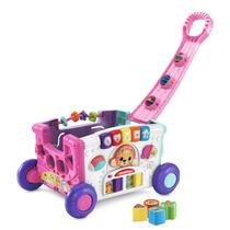Push Pull Toy VTech Sort and Discover Activity Wagon Pink Push Pull Toy VTech Sort and Discover Activity Wagon Pink