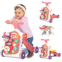 Push Walker QDRAGON 5 em 1 para meninas de 6 a 12 meses, vermelho