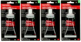 Putty 3M Bondo 907 Glazing and Spot 130 mL de secagem rápida, pacote com 4
