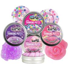 Putty Matty's Toy Stop Crazy Aaron's Mini Tins, pacote com 4 Putty Matty's Toy Stop Crazy Aaron's Mini Tins, pacote com 4