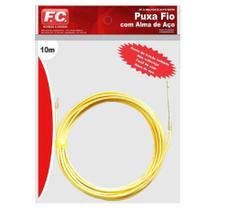 Puxa fio com alma de aço 10 m 5 unidades - Produto nacional