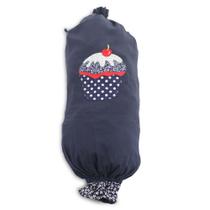 Puxa Saco Bordado Brim Cupcake - Catran