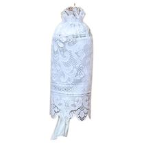 Puxa Saco com Forro Branco Renda