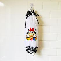 Puxa-saco de cozinha personalizado para sacolas plásticas - Criando com Pedaço de Pano