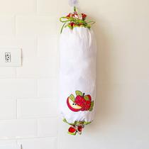 Puxa-saco de cozinha personalizado para sacolas plásticas - Criando com Pedaço de Pano
