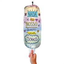 Puxa Saco de Tecido Nada É Tão Nosso Dispenser Porta Sacolas Divertido Novadecora Puxa Saco de Tecido Nada É Tão Nosso Dispenser Porta Sacolas Divertido Novadecora