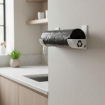 Puxa Saco Dispenser Adesivo Para Sacos De Lixo Cor Branco Br Puxa Saco Dispenser Adesivo Para Sacos De Lixo Cor Branco Br