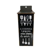 Puxa Saco Parede Adesivado Mdf/ Organizador de Sacolas Madeira Puxa Saco Parede Adesivado Mdf/ Organizador de Sacolas Madeira