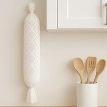 Puxa Saco Protetor de Sacolas Renda Tulipa Branco Decorativo Armazenar e Proteger Sacolas Plásticas Puxa Saco Protetor de Sacolas Renda Tulipa Branco Decorativo Armazenar e Proteger Sacolas Plásticas