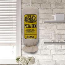 Puxa saco Puxe Bem 43x22cm Amarelo Puxa saco Puxe Bem 43x22cm Amarelo