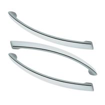 Puxador 128mm Beckmann Kit com 3 Unidades