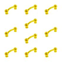 Puxador 64mm Alça Para Caneca Plástico 10 Unidades Móveis