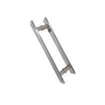 Puxador Aço Inox Chato 40cm Portas Portão Madeira Vidro Alumínio