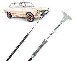 Puxador Alavanca Cabo Tranca Capo Chevette 1973 a 1982 Branco Puxador Alavanca Cabo Tranca Capo Chevette 1973 a 1982 Branco