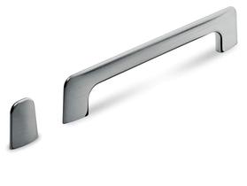 Puxador Alça Amico 224mm Cromo Acetinado Contatto Puxadores Puxador Alça Amico 224mm Cromo Acetinado Contatto Puxadores