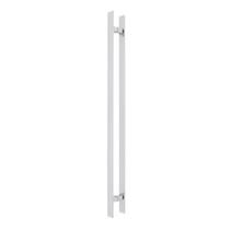 Puxador/alça dupla dh1611 inox escovado bskf