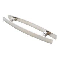 Puxador Alça Dupla para Porta de Passagem 3010 600mm Cromo Escovado Mital Puxador Alça Dupla para Porta de Passagem 3010 600mm Cromo Escovado Mital