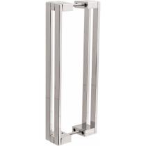 Puxador Alça Dupla para Porta de Passagem 3014 1.000mm Cromado Mital Puxador Alça Dupla para Porta de Passagem 3014 1.000mm Cromado Mital