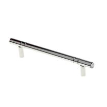 Puxador Alça Linea 96mm Polido Com Friso Hastvel Puxador Alça Linea 96mm Polido Com Friso Hastvel