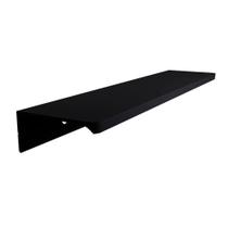 Puxador Alumínio Cielo RM-378 Sobreposto 100mm Preto Rometal Puxador Alumínio Cielo RM-378 Sobreposto 100mm Preto Rometal