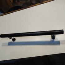 Puxador Alumínio tubolar 40cmx30cm individual preto