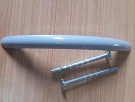 Puxador Arco Iris P/móveis 96mm Cinza 04 Unid +paraf