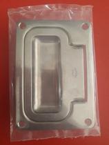 Puxador Argola com Mola 100 x 70mm Inox para Case Mahler