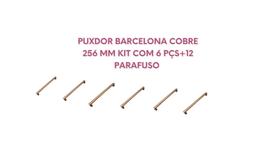 Puxador Barcelona P&J 256mm = 27,0 cm kit com 6 peças acompanha 12 parafusos philips 3,0 x 20 Puxador Barcelona P&J 256mm = 27,0 cm kit com 6 peças acompanha 12 parafusos philips 3,0 x 20