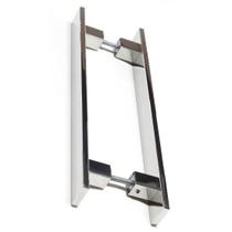 Puxador Barra Chata 60cm Inox Polido Furação 40cm Cia