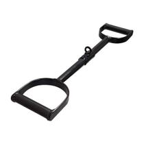 Puxador barra D romana reto remada frente neutro 60cm