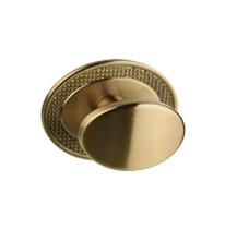 Puxador Beetle com Base Granada Gold Escovado Zen Design