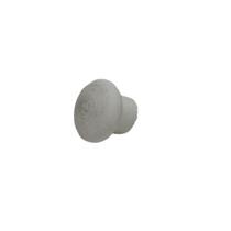 puxador bolinha plastico branco c 1 pc