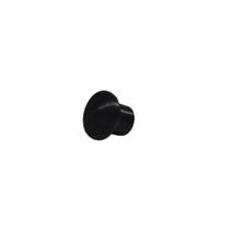 puxador bolinha plastico preto c 2 pc