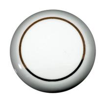 Puxador Branco IL7064-Filete Dourado Italy Line