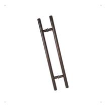 Puxador Bronze Alumínio 80cm P/ Portas Portão Madeira Vidro
