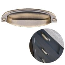 Puxador concha 115 colonial 096mm antique italyline