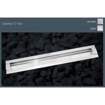 Puxador concha alumínio polido chiari