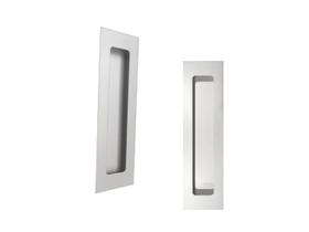 Puxador Concha/Cava 20cm Em Aço Inox Cor Branco Pérola (2un)