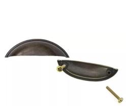 Puxador Concha Colonial Para Moveis Kit Com 8 Unidades