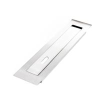 Puxador Concha Com Entrada Para Chave Inox Polido 22X0,8Cm - Geris